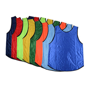 Football and soccer training waistcoat, football training netting vests for adults, custom soccer bibs - Product Image 1