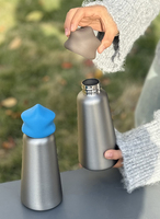 Venta Directa de Fábrica, Botella de Agua de Acero Inoxidable de Construcción Sólida, Aislada al Vacío, Térmica, No Tóxica, Libre de BPA, a Prueba de Fugas, 6-12 Horas