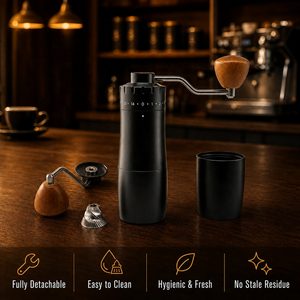 <span class=keywords><strong>Molinillo</strong></span> <span class=keywords><strong>de</strong></span> <span class=keywords><strong>Café</strong></span> Manual OEM ODM, Totalmente Desmontable, Higiénico, Fácil <span class=keywords><strong>de</strong></span> Limpiar, CNC 420, Muela <span class=keywords><strong>de</strong></span> 6 Esquinas, Logotipo Personalizado, Portátil para Viajes y Camping - Product Image 1