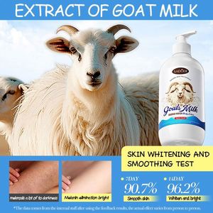 Lotion Corporelle Lissante et Éclaircissante au <span class=keywords><strong>Lait</strong></span> de Chèvre SADOER Marque Blanche, Vente en Gros, Lotion Corporelle <span class=keywords><strong>Bio</strong></span> Raffermissante et Nourrissante à la Niacinamide - Product Image 2