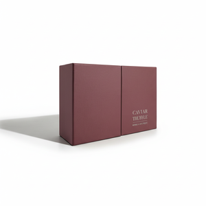Caja Rígida Morada Personalizada, Ecológica y Reciclable, Diseño Autoensamblable, Puertas Dobles, Impresión <span class=keywords><strong>a</strong></span> Cuatro Colores, Logotipo Estampado en Caliente, para <span class=keywords><strong>Regalo</strong></span> - Product Image 1
