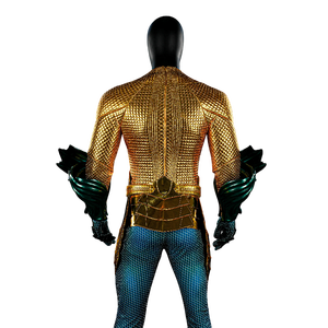 Disfraz de Cosplay de <span class=keywords><strong>Aquaman</strong></span> de DC Personalizado, Conjunto Completo para Hombre, para Halloween, Televisión y Cine, para Eventos y Actuaciones - Product Image 3