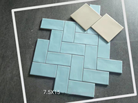 Carreaux muraux en céramique mats et brillants pour crédence de cuisine et salle de bain, fabrication OEM Chine