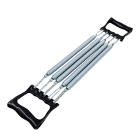 Ensemble d'équipement de fitness portable pour hommes : Extenseur de poitrine à ressort en acier et plastique, Renforceur de bras, Corde de traction pour les pieds, Appareil multifonctionnel pour sit-ups