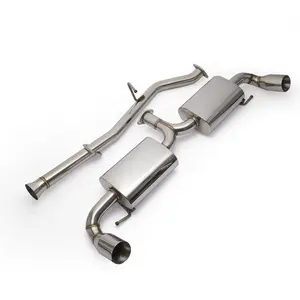 EPMAN RX-8 1.3L Dual 3 Muffler Tip Racing Catback Exhaust System For 04-08 Mazda EPEX0408RX8