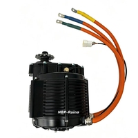Moteur central QS165 V3 60H 72V10KW avec boîte de vitesses 1:2.37 pour véhicules électriques QSMOTOR, moteur central PMSM à couple élevé 12000W