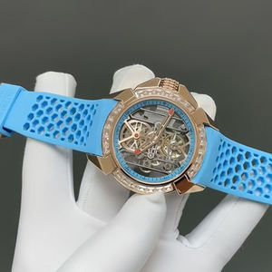 Reloj Mecánico Automático con Caja de Cerámica, Cristal de Zafiro, Diseño Impermeable y Correa Azul - Product Image 2