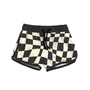 All'ingrosso costume da bagno estivo per bambini personalizzato Smiley mimetico stampa per bambini pantaloncini da bagno elastici in vita - Product Image 3