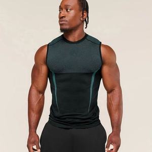 تي شيرت رياضي بدون أكمام للرجال للجيم مطبوع وخفيف الوزن ويسمح بالتهوية وسريع الجفاف لممارسة التمارين الرياضية واللياقة البدنية، بمقاس كبير وبملمس ناعم، مناسب لفصل الصيف وكرة السلة والرياضة - Product Image 2