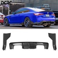 Pour BMW G82 M4, diffuseur arrière en fibre de carbone véritable style MP, kit de modification de lèvre de pare-chocs arrière, kit de mise à niveau 2021-2026
