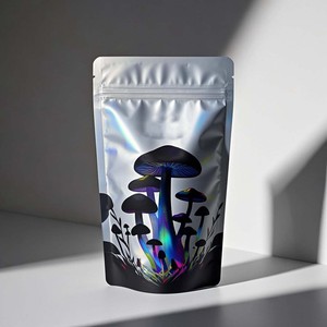 Custom Logo Printed Zip Lock 3-Side Seal Stand-Up Pouch Plastic Underwear Packaging <strong>Bag</strong> for Food and Pet Use - Product Image 2