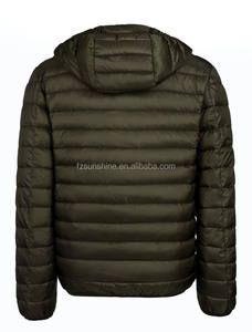 Мужской пуховик на белом утином пуху, с капюшоном, сверхлегкая Складная Куртка с переносной сумкой, зимняя одежда больших размеров для мужчин - Product Image 5