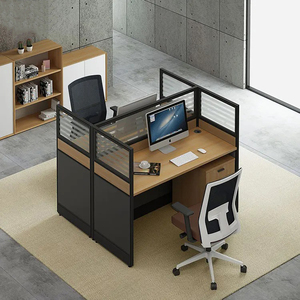 Phân vùng mô-đun văn phòng bàn văn phòng hiện đại văn phòng tủ đồ nội thất văn phòng máy trạm cho 2 4 6 8 người bàn văn phòng - Product Image 3