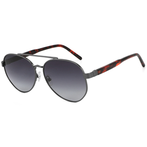Lunettes de soleil pilote, monture ovale en métal, monture intégrale, verres verts, protection UV 100%, unisexe, adulte, extérieur - Product Image 5
