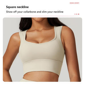 XW-DWX8793 Nouveau design de vêtements de sport pour femmes, <span class=keywords><strong>haut</strong></span> court à dos ouvert à séchage rapide, soutien-gorge de yoga à fort impact, veste de course à pied, entraînement, remise en forme - Product Image 2