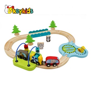 Tùy Chỉnh 100 Cái Giáo Dục Đồ Chơi Bằng Gỗ Train Theo Dõi Cho Trẻ Em W04C080D - Product Image 5