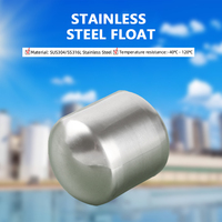 Bola de flotador de nivel de líquido, interruptor de nivel de líquido de succión magnética, interruptor de flotador, Bola de levitación magnética de acero inoxidable 316L