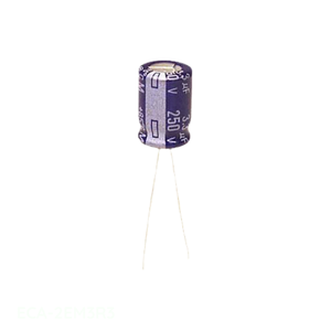 Distribuidor Autorizado: Condensador de Aluminio Radial ECA-2EM3R3 de 3.3uF, 20%, 250V, Tipo Through Hole - Product Image 1