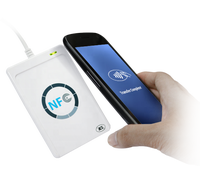 ACR122U NFC 读写器 USB 非接触式智能卡 RFID 13.56MHz ISO14443A 协议支持 ABS，适用于 Windows 10