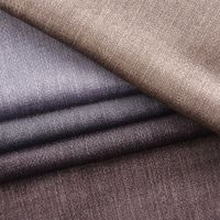 Échantillon gratuit 100% polyester gaufrage impression design hollandais velours lin imitation canapé tissu