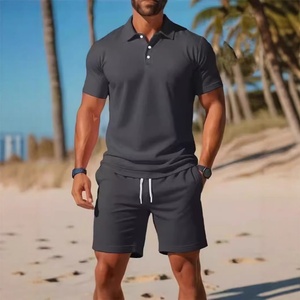 T-shirt a maniche corte da <span class=keywords><strong>uomo</strong></span> per il tempo libero, completo sportivo casual da <span class=keywords><strong>uomo</strong></span>, <span class=keywords><strong>abbigliamento</strong></span> <span class=keywords><strong>giovanile</strong></span> transfrontaliero - Product Image 2