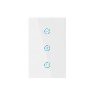 Xuguang TuyaApp Controle Remoto Smart Home System Shutter Curtain Control Switch EUA Tipo Wifi Toque Sem Fio Interruptor Elétrico