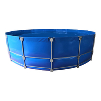 Aquariums d'aquaculture de qualité supérieure Étang à poissons pliable hors sol