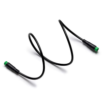 Câble d'extension 5 broches pour écran de vélo électrique, connecteur mâle/femelle, câble pour écran Bafang, accessoires pour vélo électrique