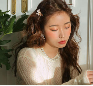 Horquilla <span class=keywords><strong>de</strong></span> flor <span class=keywords><strong>de</strong></span> moda para niña y mujer, clip para el pelo <span class=keywords><strong>de</strong></span> pico <span class=keywords><strong>de</strong></span> pato, clip para niña, estilo Margarita - Product Image 5