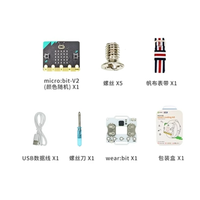 Kit de Reloj Programable con Placa Base Microbit, Programación Gráfica Makecode