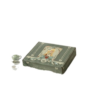 Retro Colorful Custom <b>Thick</b> Hard High-End Green Airplane Box for <b>Cards</b> and Clothing - Product Image 1