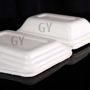 Cajas de comida Contenedores de espuma para llevar Cajas de espuma de un solo uso Contenedores de comida Bandejas de espuma desechables Cajas de comida de espuma a granel Caja de comida rápida - Product Image 1