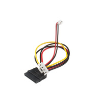 Câble d'alimentation SATA pour enregistreur vidéo Hikvision 4 broches vers adaptateur secteur disque dur SATA HDD 2PIN vers SATA 15PIN