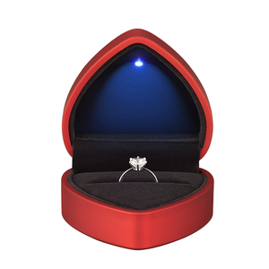 High-End LED Lamp Spray Painting Solution for Jewelry <b>Boxes</b> <b>Ring</b> Box Necklace Pendant Velvet Packaging for Luxury Jewelry - Product Image 5