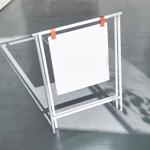 Sinal feito sob encomenda do A-Frame para o negócio ou os eventos do casamento Metal moderno Menu Board Exterior Sandwich <span class=keywords><strong>Display</strong></span> Sign Sinal do passeio - Product Image 5