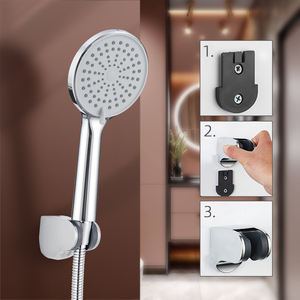 Accesorios de Baño Leelongs de Fábrica, Cabezal de Ducha de Mano con 3 Modos, 11 cm, Alta Presión, Tipo Lluvia, ABS - Product Image 5