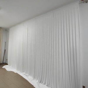 Tessuto per fondali nuziali in spandex elasticizzato a 4 vie da 190 g/m², antipiega, ad alta caduta, per decorazioni eventi, personalizzabile in dimensioni e colore - Product Image 1