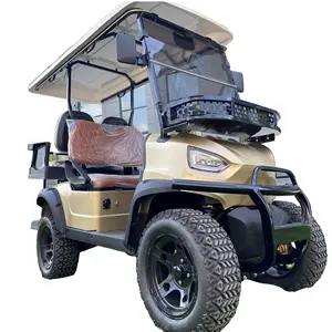 רב תכליתי אלומיניום מסגרת עגלת גולף סיטונאי 4 מושבים חשמלי ללכת Kart