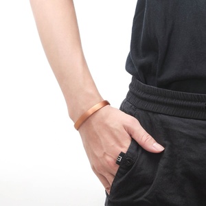 Gioielli biomagnetici semplici braccialetti personalizzati in rame puro personalizzato <span class=keywords><strong>con</strong></span> magneti al neodimio - Product Image 6