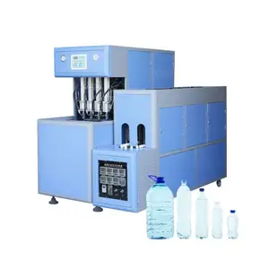 4 Cavity PET Bottle Blowing Machine Semi Automatic Mini PET Bottle Stretch Blow Moulding Machine for Sale