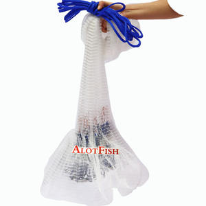 AlotFish professional factory <span class=keywords><strong>Fuji</strong></span> japanese Bottom pocket cast netting lead olive sinker big mesh fishing nets - Product Image 2