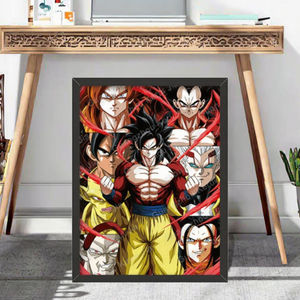 Ricky חם מותאם אישית 3d פוסטר קיר פלסטיק אמנות תפאורה בית קריקטורה סגנון hd אפקט חזותי HD אפקט 3D פוסטר - Product Image 1