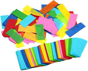 Papel de Confeti Biodegradable al por Mayor de 2*5cm, Confeti Ignífugo para Bodas, Cumpleaños y Fiestas de Revelación de Género - Product Image 4