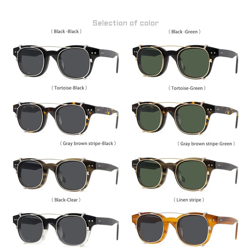 2024 New Retro Classic European and American Square Frame Fashionable Sunglasses