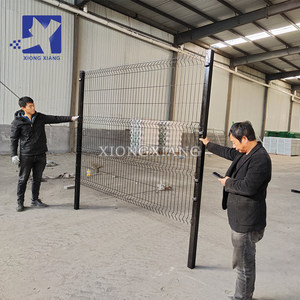 Panneaux de clôture en métal galvanisé ou en PVC vert, incurvés en <span class=keywords><strong>3D</strong></span>, soudés, pour clôture de jardin ou décoratifs - Product Image 5