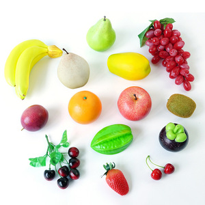 RESUP Raisins Lime Banane Jaune Pomme Orange Citron Fruits Artificiels <span class=keywords><strong>Faux</strong></span> Accessoires en Plastique pour la Décoration - Product Image 3