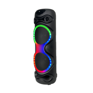 ลำโพงพกพา 60W ราคาโรงงาน พร้อมวูฟเฟอร์คู่ขนาด 10 นิ้ว และไฟ RGB - รับผลิตแบบ OEM/ODM สำหรับคาราโอเกะและงานกลางแจ้ง วูฟเฟอร์คู่ขนาด 10 นิ้ว - Product Image 3