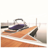 Plateforme de quai flottant en aluminium de haute qualité pour bateaux, prix des quais flottants en aluminium pour bateaux
