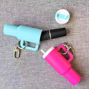 PVC plastique tasse porte-clés pendentif gobelet tasse porte-clés pour sac <span class=keywords><strong>à</strong></span> dos et <span class=keywords><strong>rouge</strong></span> <span class=keywords><strong>à</strong></span> lèvres cristal porte-clés pour cadeaux - Product Image 4