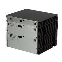 Boîtier électronique en alliage d'aluminium extrudé sur mesure, châssis de boîtier, indice de protection IP54, boîtier d'amplificateur de puissance